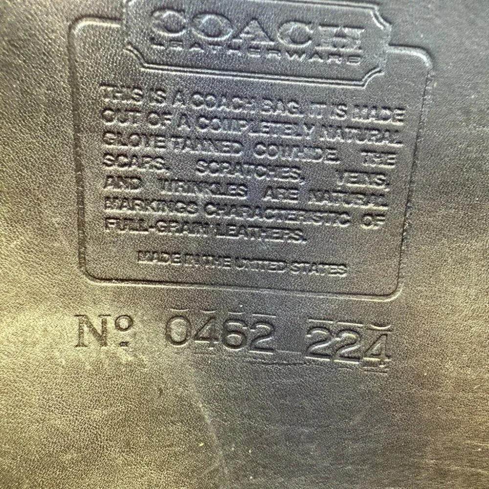 Coach vintage town